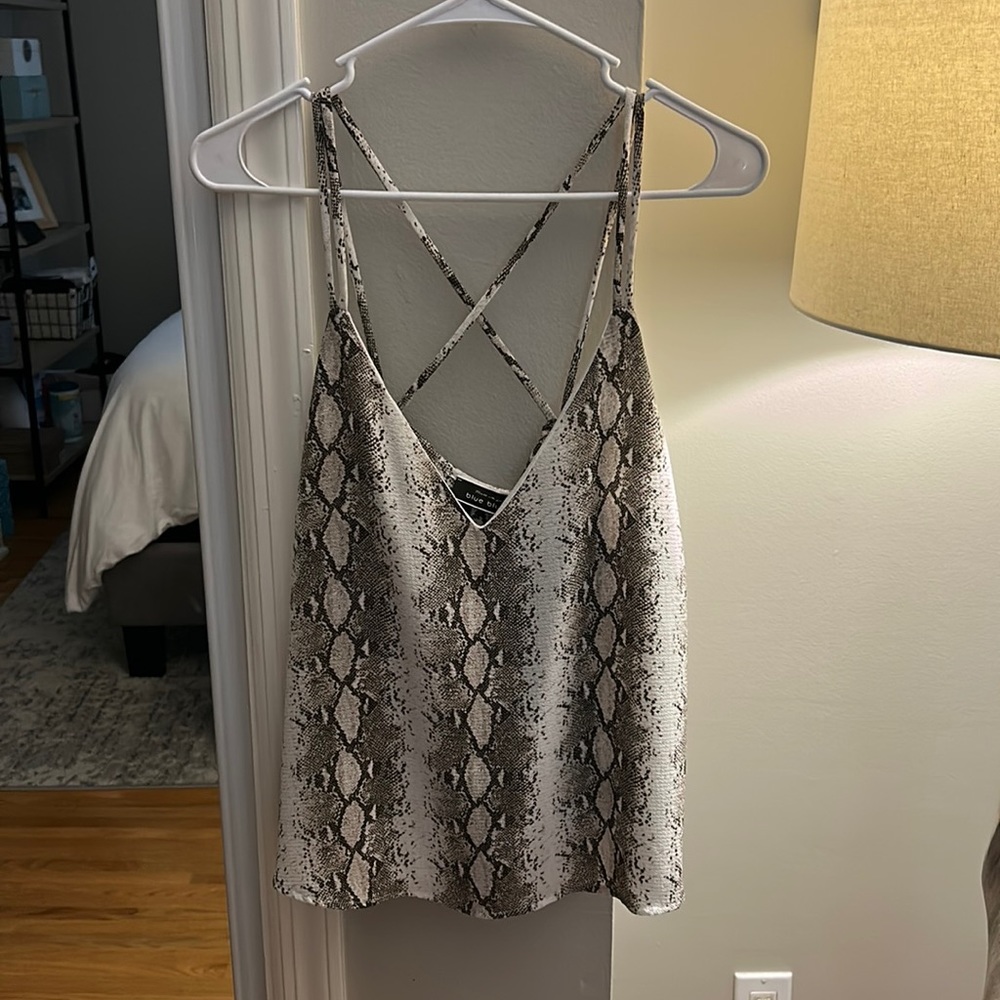Snake skin medium blouse